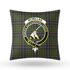 McMillan Hunting Modern Tartan Crest Pillow Cover