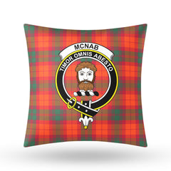 McNab Ancient Tartan Crest Pillow Cover