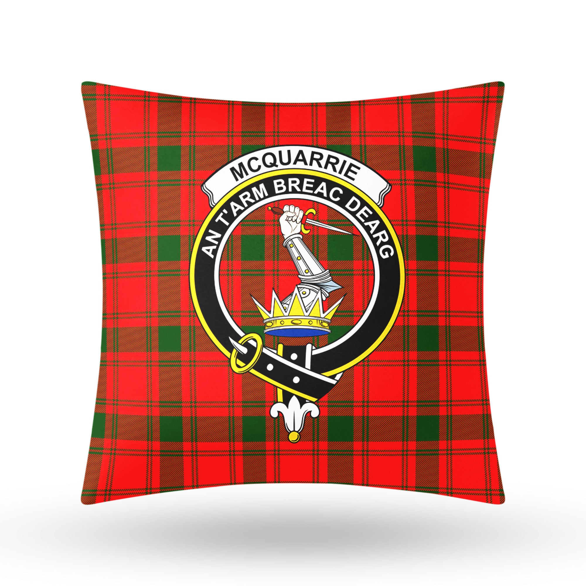 McQuarrie Tartan Crest Pillow Cover