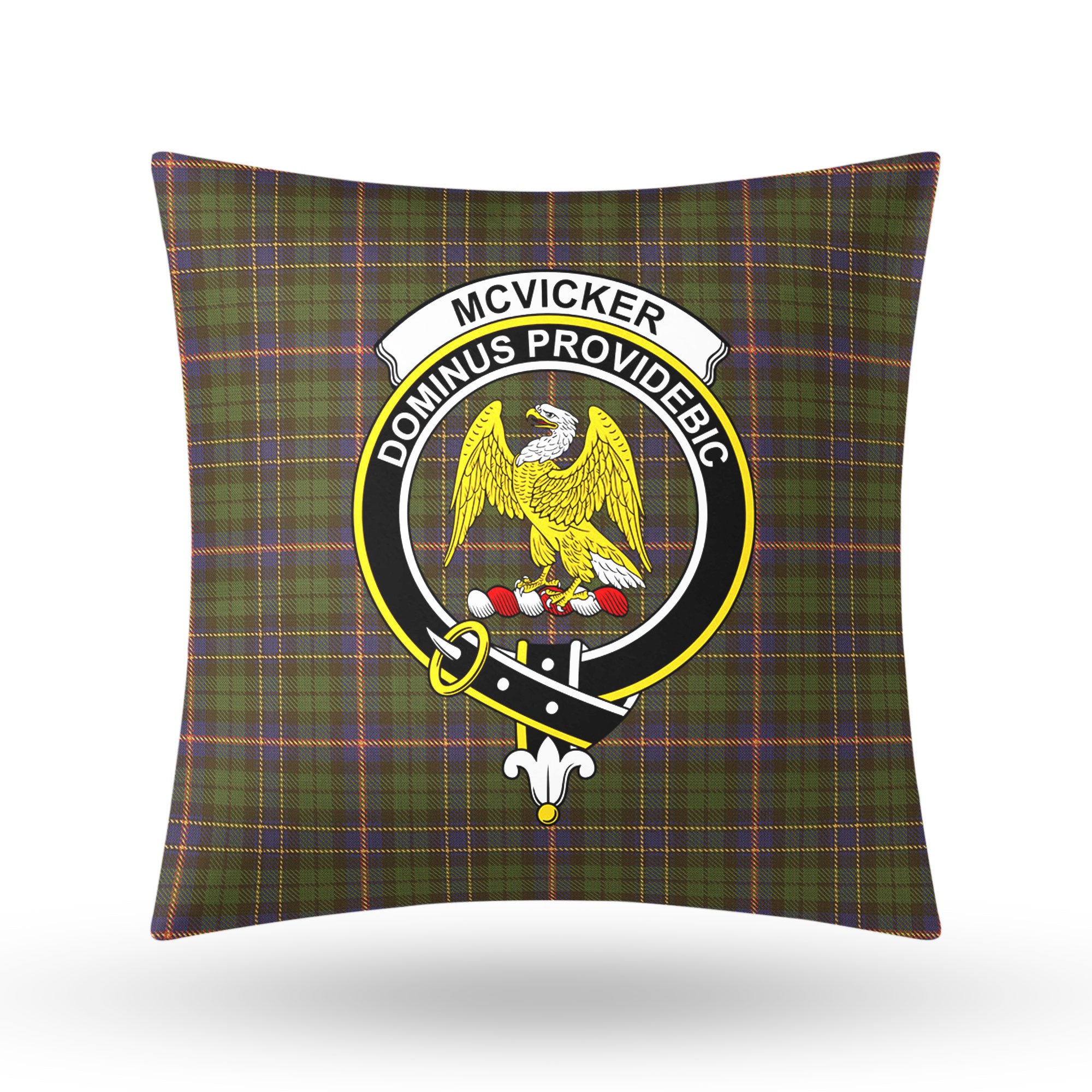 McVicker Tartan Crest Pillow Cover