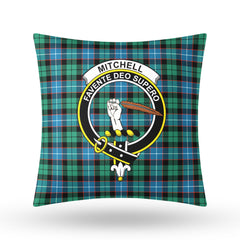 Mitchell Ancient Tartan Crest Pillow Cover