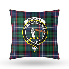 Mitchell Modern Tartan Crest Pillow Cover