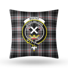 Moffat Modern Tartan Crest Pillow Cover