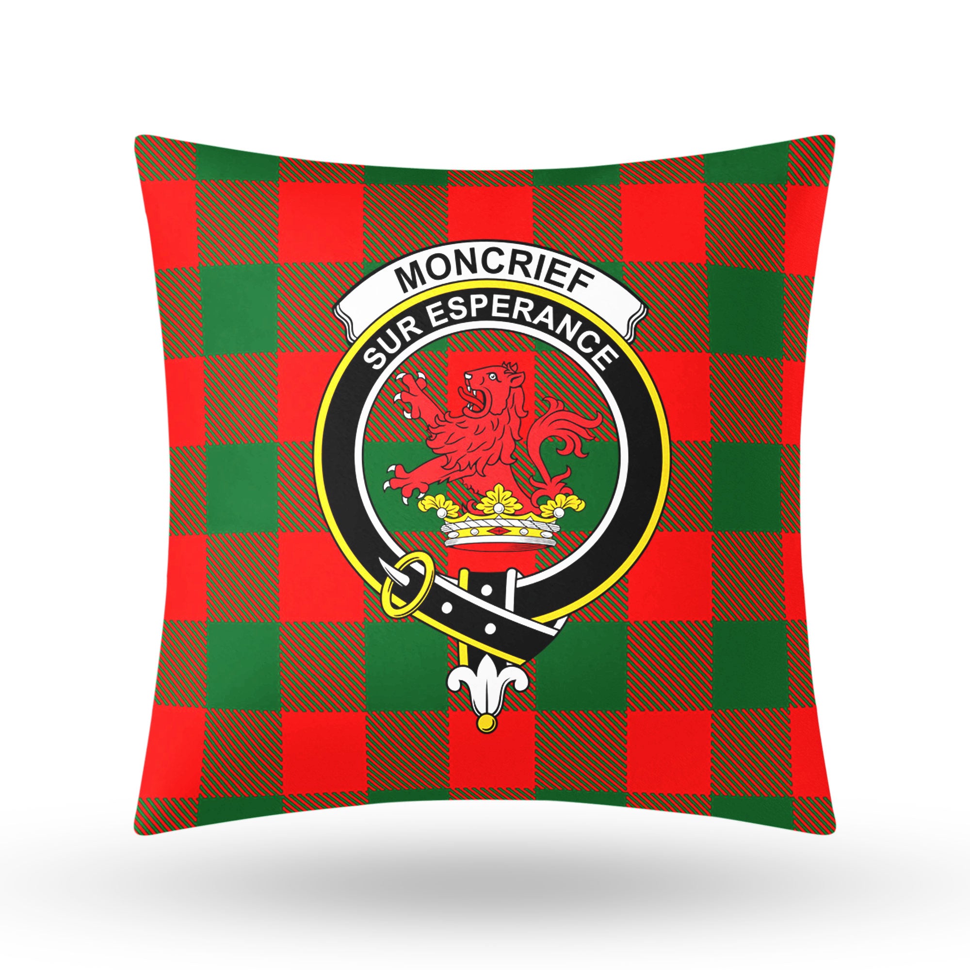 Moncrief Tartan Crest Pillow Cover