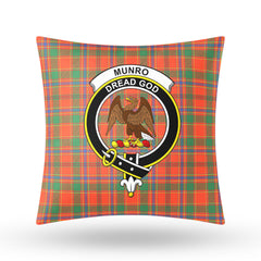 Munro Ancient Tartan Crest Pillow Cover