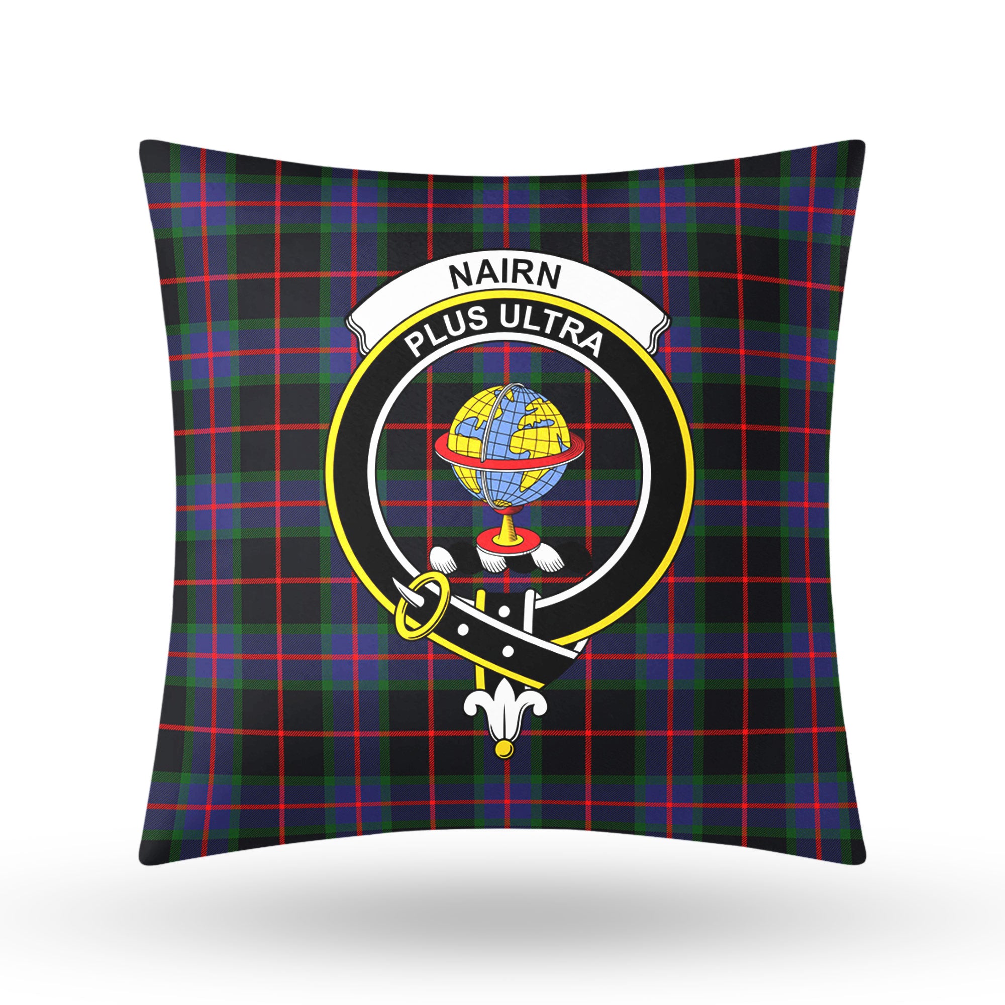 Nairn Tartan Crest Pillow Cover