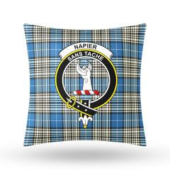 Napier Ancient Tartan Crest Pillow Cover