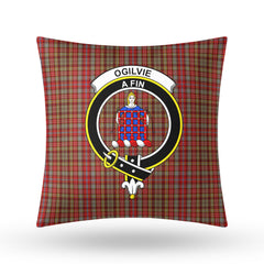 Ogilvie Tartan Crest Pillow Cover