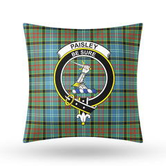 Paisley District Tartan Crest Pillow Cover