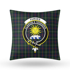 Purves Tartan Crest Pillow Cover