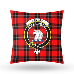 Ramsay Modern Tartan Crest Pillow Cover