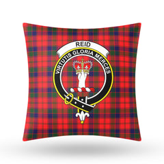 Reid Modern Tartan Crest Pillow Cover