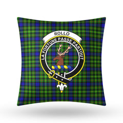 Rollo Modern Tartan Crest Pillow Cover