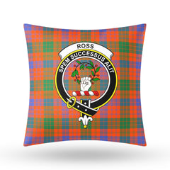 Ross Ancient Tartan Crest Pillow Cover