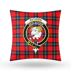 Ruthven Modern Tartan Crest Pillow Cover