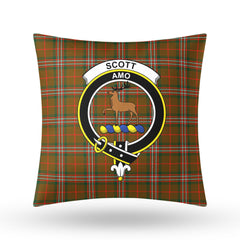 Scott Brown Modern Tartan Crest Pillow Cover