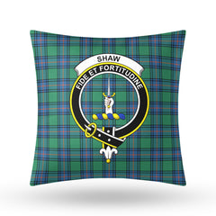 Shaw Ancient Tartan Crest Pillow Cover