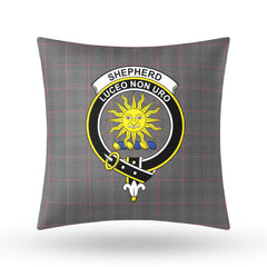 Shepherd Tartan Crest Pillow Cover