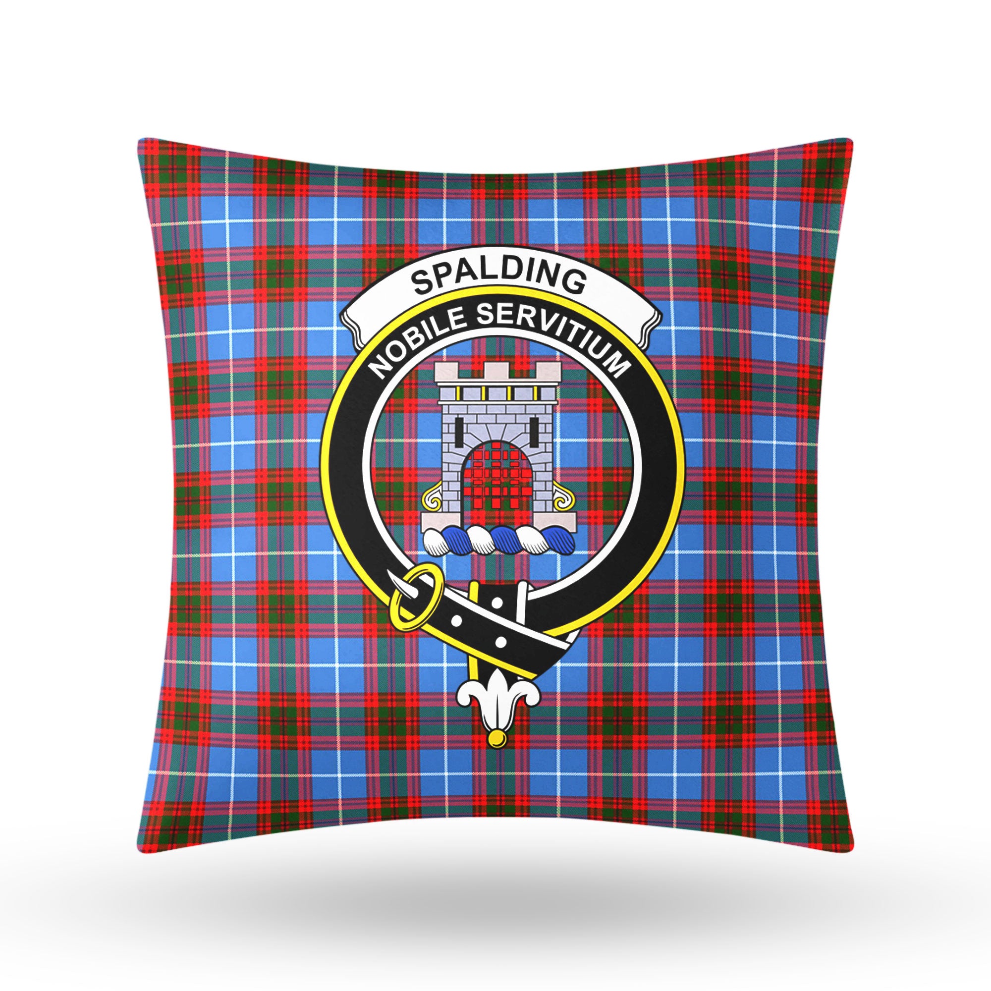 Spalding Tartan Crest Pillow Cover