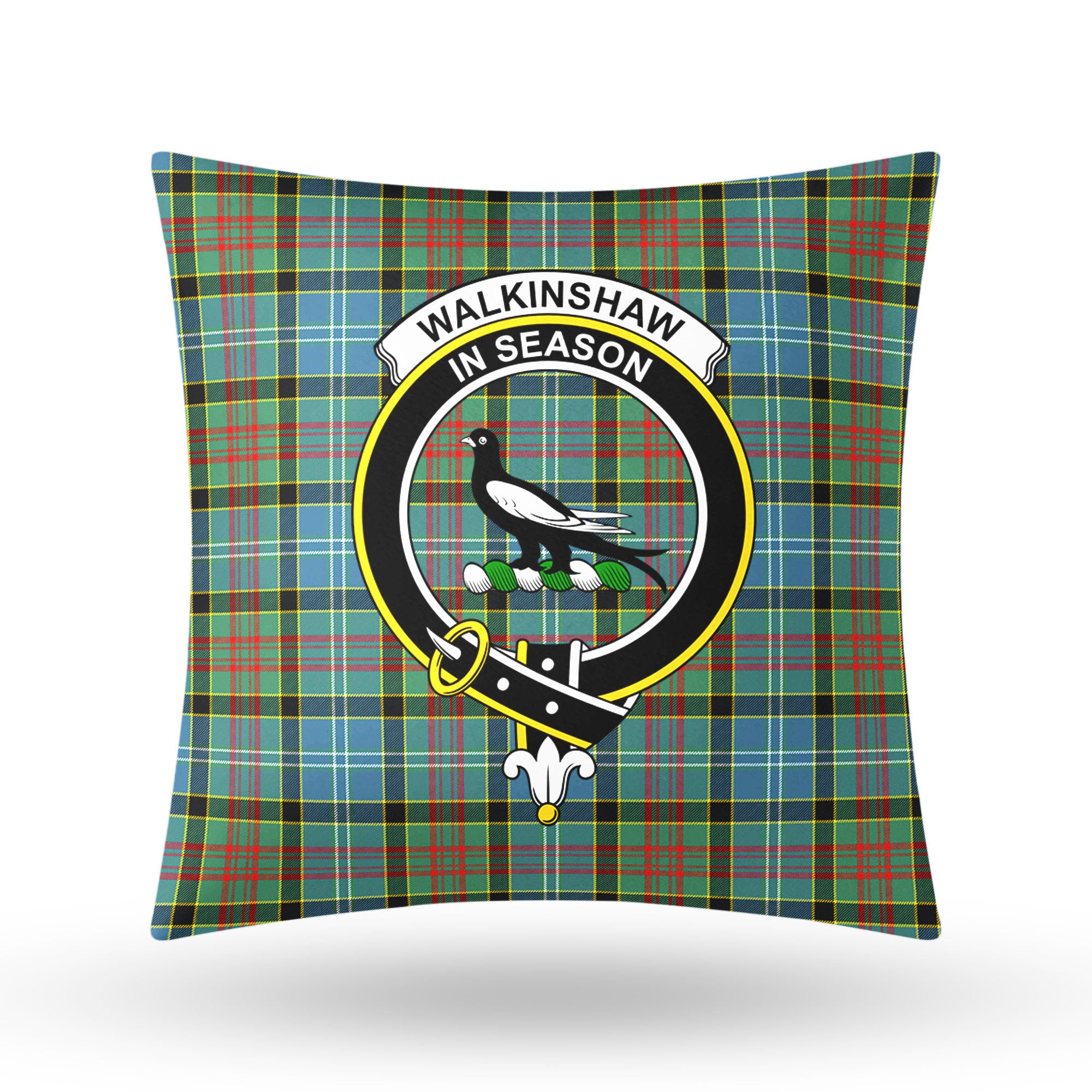 Walkinshaw Tartan Crest Pillow Cover