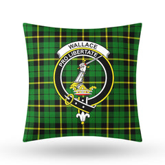 Wallace Hunting Modern Tartan Crest Pillow Cover