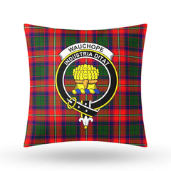 Wauchope (or Waugh) Tartan Crest Pillow Cover