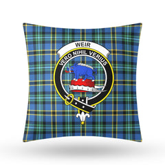 Weir Ancient Tartan Crest Pillow Cover