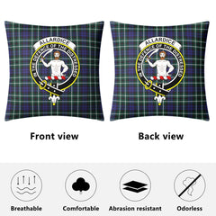 Allardice Tartan Crest Pillow Cover