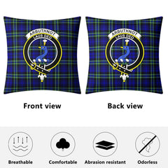 Arbuthnot Modern Tartan Crest Pillow Cover