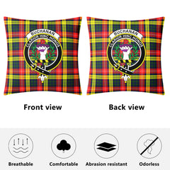 Buchanan Modern Tartan Crest Pillow Cover