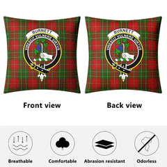 Burnett Tartan Crest Pillow Cover