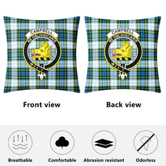 Campbell Dress Tartan Crest Pillow Cover