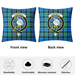 Campbell of Cawdor Ancient Tartan Crest Pillow Cover