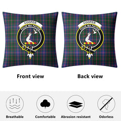 Cooper Tartan Crest Pillow Cover