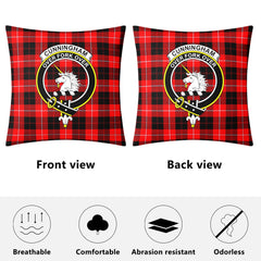 Cunningham Modern Tartan Crest Pillow Cover