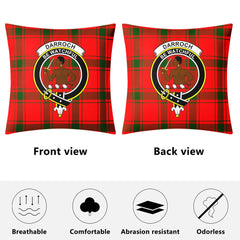 Darroch (Gourock) Tartan Crest Pillow Cover