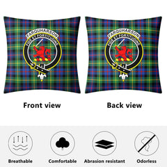 Farquharson Ancient Tartan Crest Pillow Cover