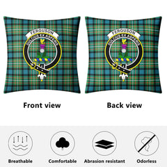 Ferguson Ancient Tartan Crest Pillow Cover