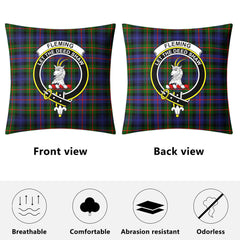 Fleming Tartan Crest Pillow Cover