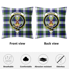 Gordon Dress Modern Tartan Crest Pillow Cover