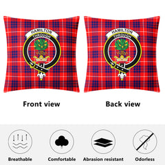 Hamilton Modern Tartan Crest Pillow Cover