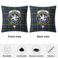 Inglis Modern Tartan Crest Pillow Cover