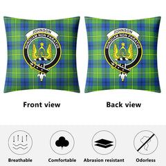 Johnson Ancient Tartan Crest Pillow Cover