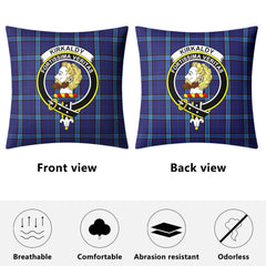 Kirkaldy Tartan Crest Pillow Cover