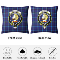 Kirkcaldy Tartan Crest Pillow Cover