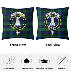 MacCallum Modern Tartan Crest Pillow Cover