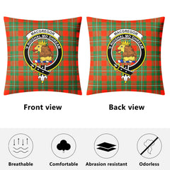 MacGregor Ancient Tartan Crest Pillow Cover