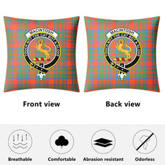 MacIntosh Ancient Tartan Crest Pillow Cover