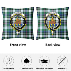 MacKenzie Dress Ancient Tartan Crest Pillow Cover