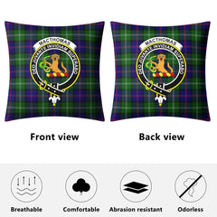 MacThomas Modern Tartan Crest Pillow Cover